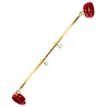 TABOOM Barre avec Menottes de chevilles Spreader Taboom Doré-Rouge